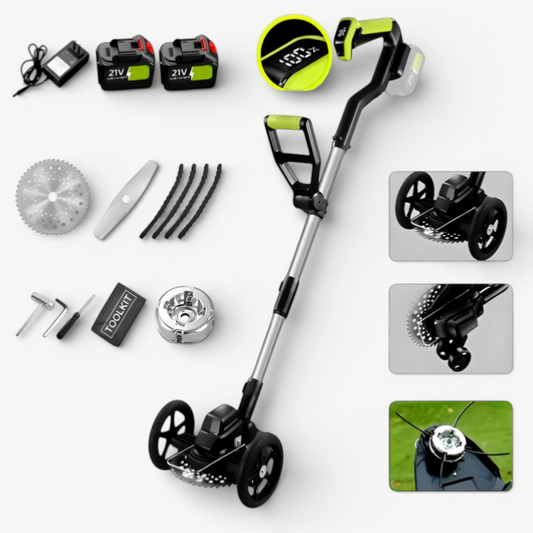 Cordless Weed Eater | Battery Powered Weed Wacker with Adjustable Blades | Lightweight Design for Effortless Lawn Trimming 0