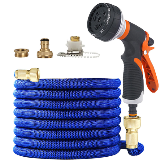 Garden Hose | Non-Expanding Kink Resistant Design with Flat Coil Storage | Ideal Watering Solution for Yards