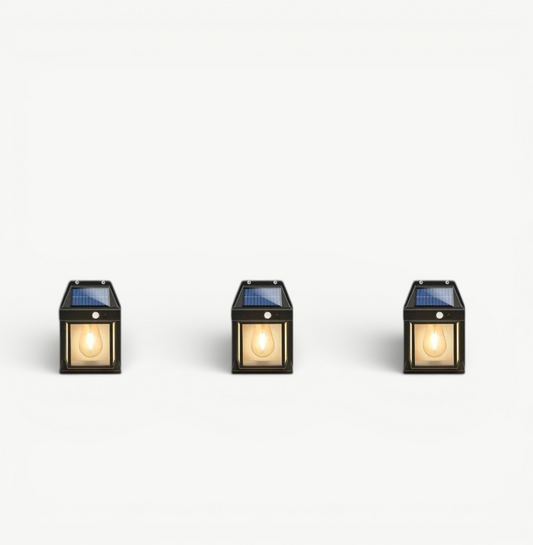 Outdoor Solar Wall Lights | Motion-Activated Solar Powered Wall Lamps with Adjustable Modes | Weatherproof Lighting for Enhanced Safety 5