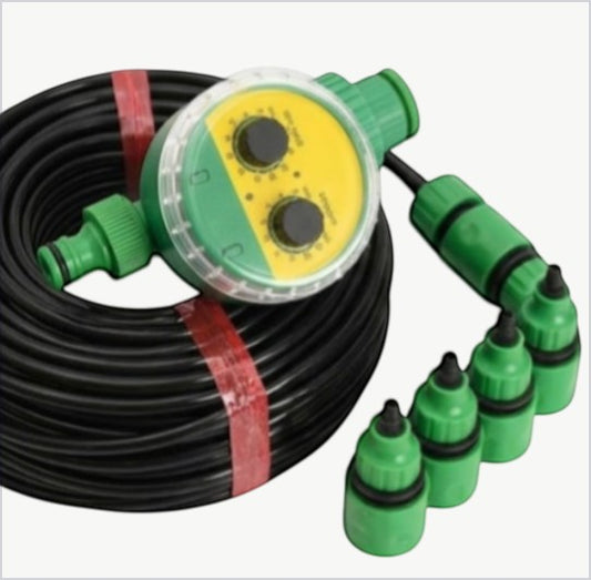 Smart Garden Irrigation System | Automatic Watering System with Digital Timer | Customizable Drip Delivery for Effortless Plant Care