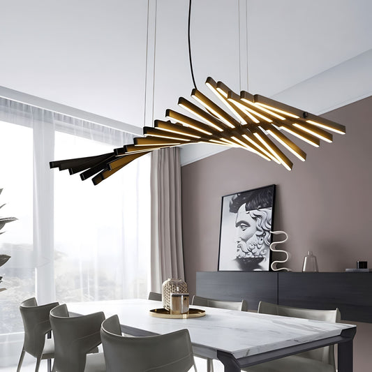 Sonata | Modern Chandelier Light with Adjustable Brightness & Color Temperature | Elegant Pendant for Dining Room Spaces 1
