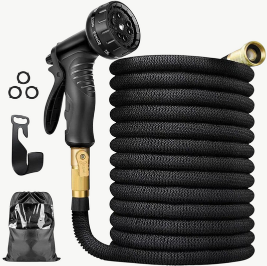 Expandable Garden Hose | 100FT Lightweight Water Hose with Flexible Design | Ideal for Easy Watering and Storage