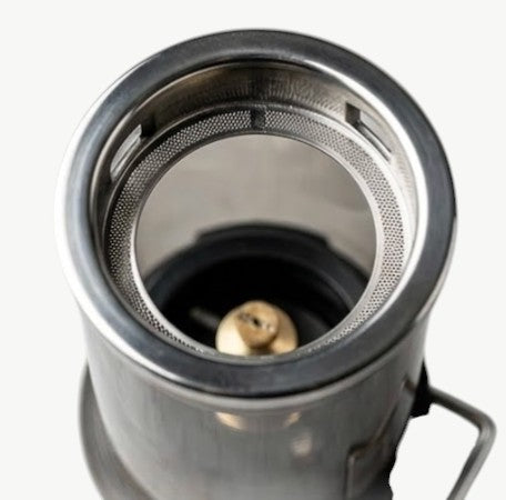 Rinef portable gas lantern with adjustable brightness, metal and glass construction, ideal for camping and emergency lighting.