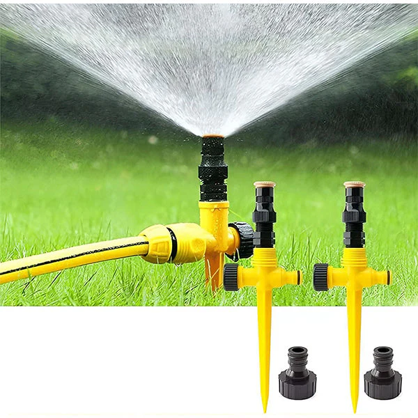 360° Garden Sprinkler System with Adjustable Spray Patterns | Efficient Watering Solution for Lawns and Gardens 2