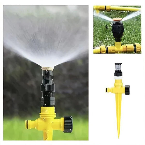 360° Garden Sprinkler System with Adjustable Spray Patterns | Efficient Watering Solution for Lawns and Gardens 3