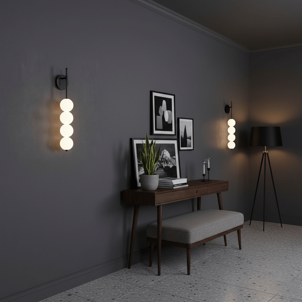 Abacus | Wall Lamp with Modular Design & Hand-Blown Glass | Elegant Lighting for Home and Commercial Spaces 8