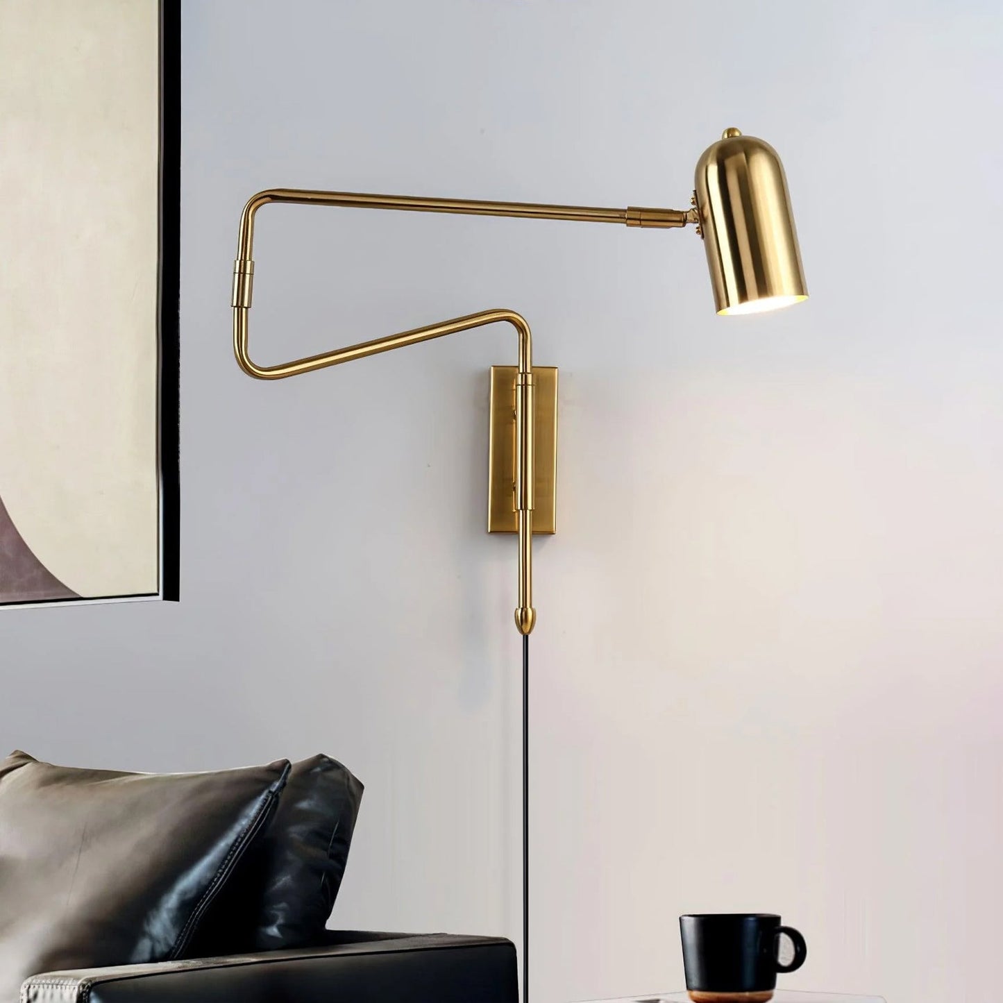 Adjustable Arm Wall Lamp with 360° Rotation | Stylish Wall Sconce Lighting for Versatile Illumination 1