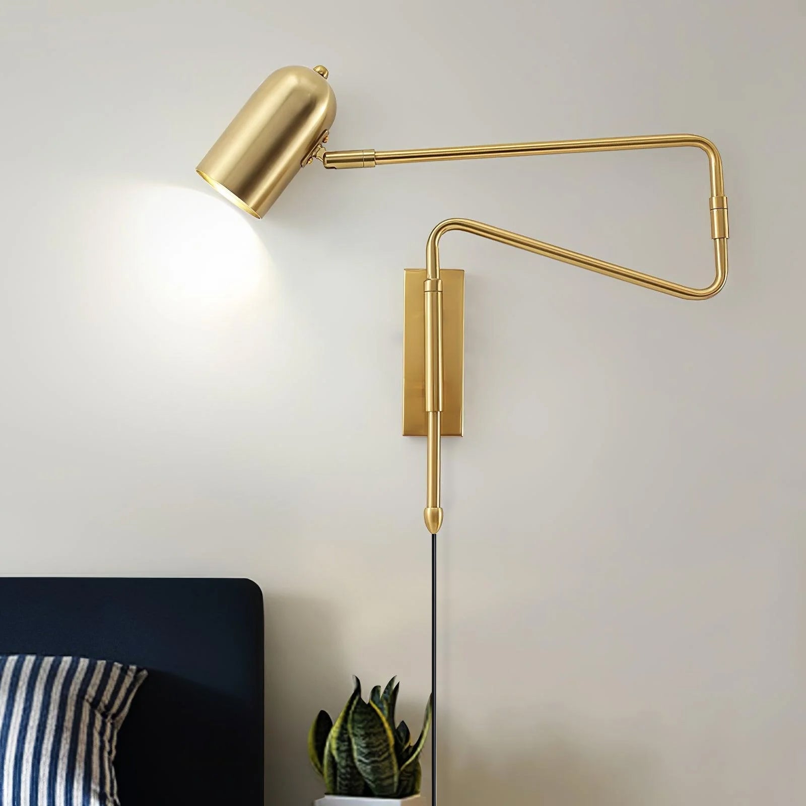 Adjustable Arm Wall Lamp with 360° Rotation | Stylish Wall Sconce Lighting for Versatile Illumination 2