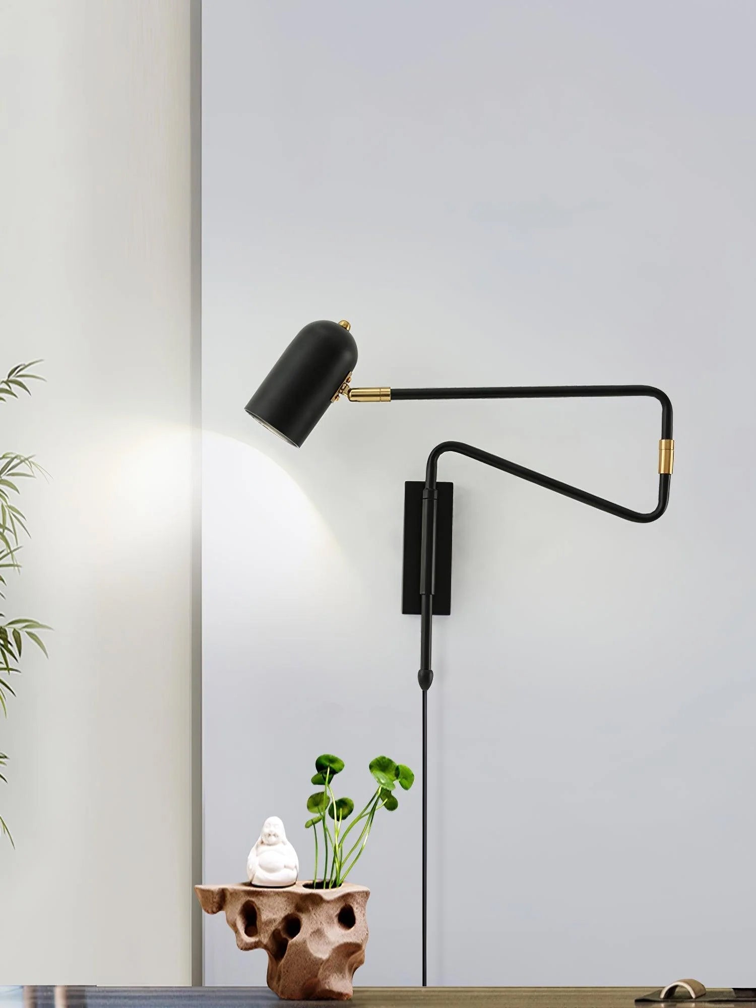 Adjustable Arm Wall Lamp with 360° Rotation | Stylish Wall Sconce Lighting for Versatile Illumination 5
