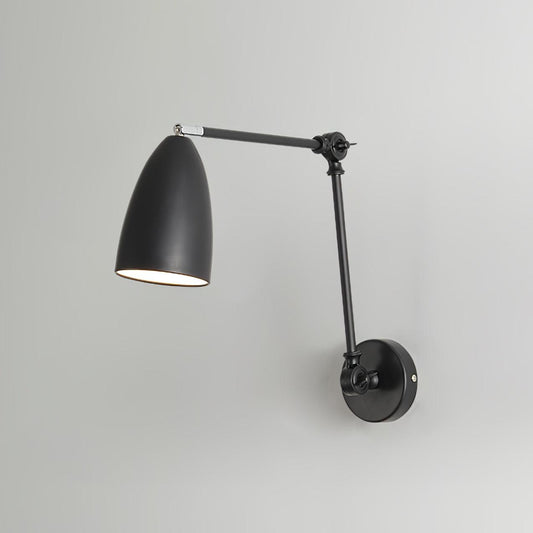 Adjustable Swing Arm Wall Lamp | Matte Finish Sconce Light for Versatile Lighting 0