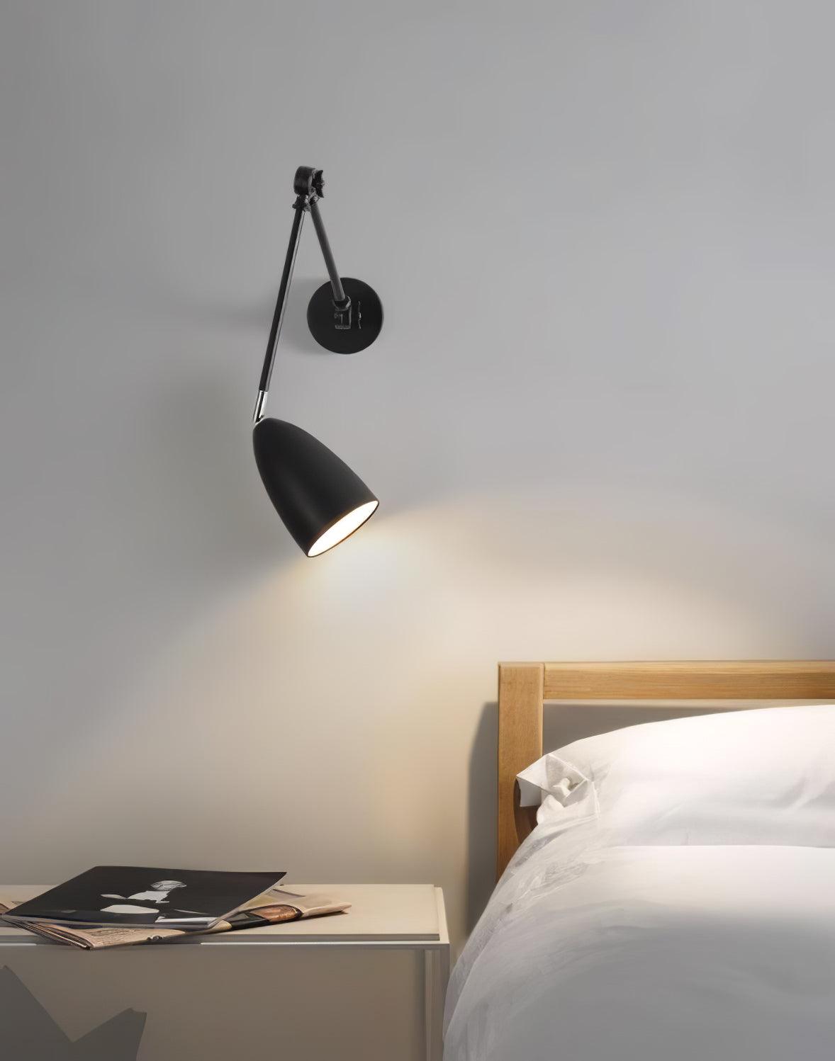 Adjustable Swing Arm Wall Lamp | Matte Finish Sconce Light for Versatile Lighting 6