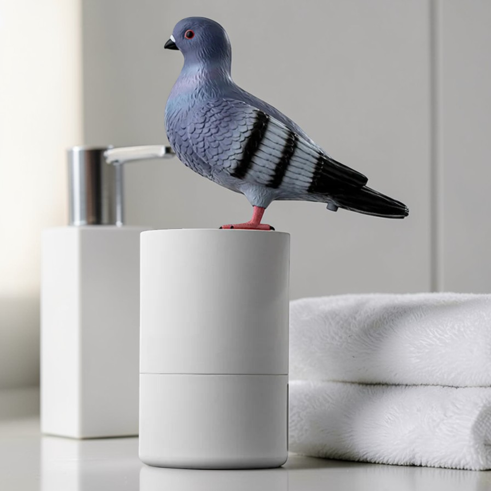 Coo-Coo Clean | Hand Soap Dispenser with Charming Pigeon Design | Fun Kitchen Decor for Everyday Use 2