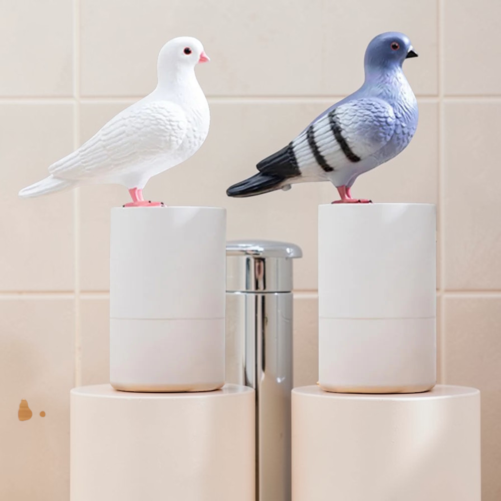 Coo-Coo Clean | Hand Soap Dispenser with Charming Pigeon Design | Fun Kitchen Decor for Everyday Use 3