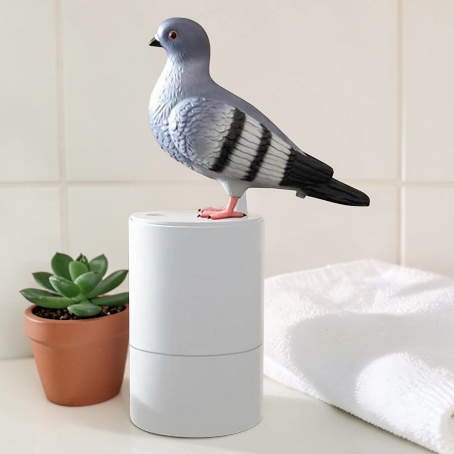 Coo-Coo Clean | Hand Soap Dispenser with Charming Pigeon Design | Fun Kitchen Decor for Everyday Use 4