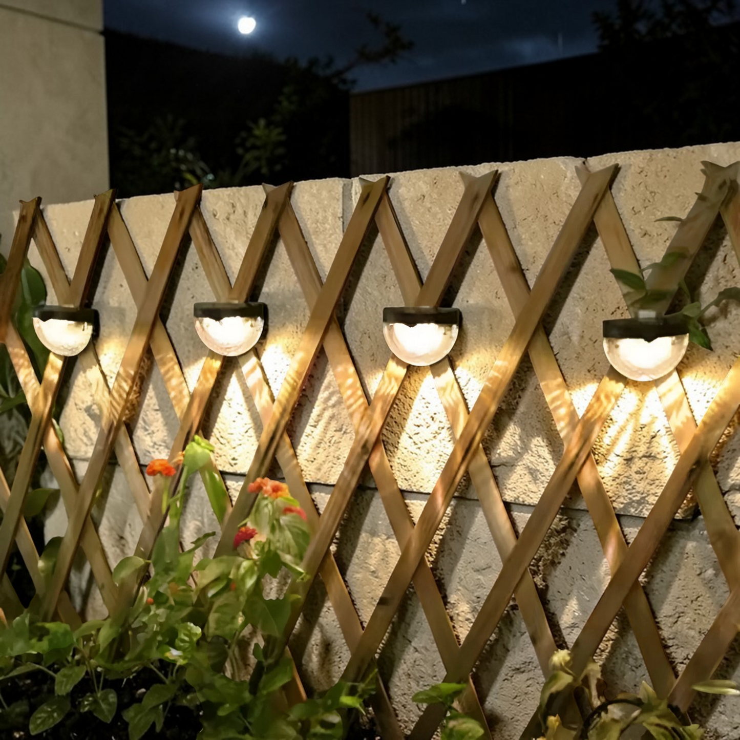 EcoGlow | Solar Garden Lamp with Warm LED & Smart Sensor | Weatherproof Outdoor Lights for Year-Round Illumination 1