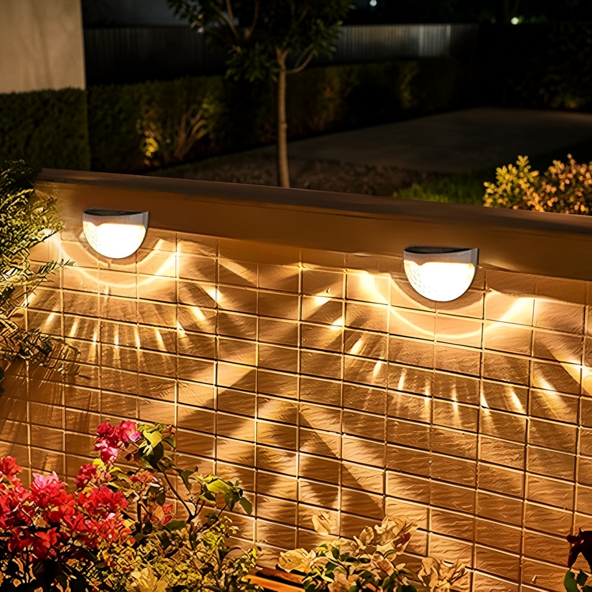 EcoGlow | Solar Garden Lamp with Warm LED & Smart Sensor | Weatherproof Outdoor Lights for Year-Round Illumination 3