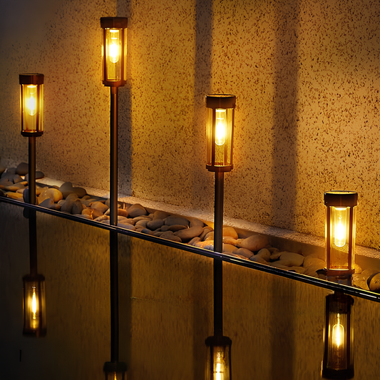 EcoGlow | Solar Garden Lights with Automatic Dusk Activation | Durable Outdoor Illumination for Effortless Yard Lighting 0