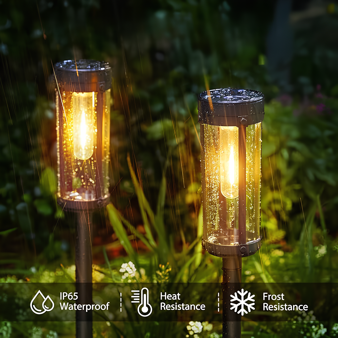 EcoGlow | Solar Garden Lights with Automatic Dusk Activation | Durable Outdoor Illumination for Effortless Yard Lighting 4