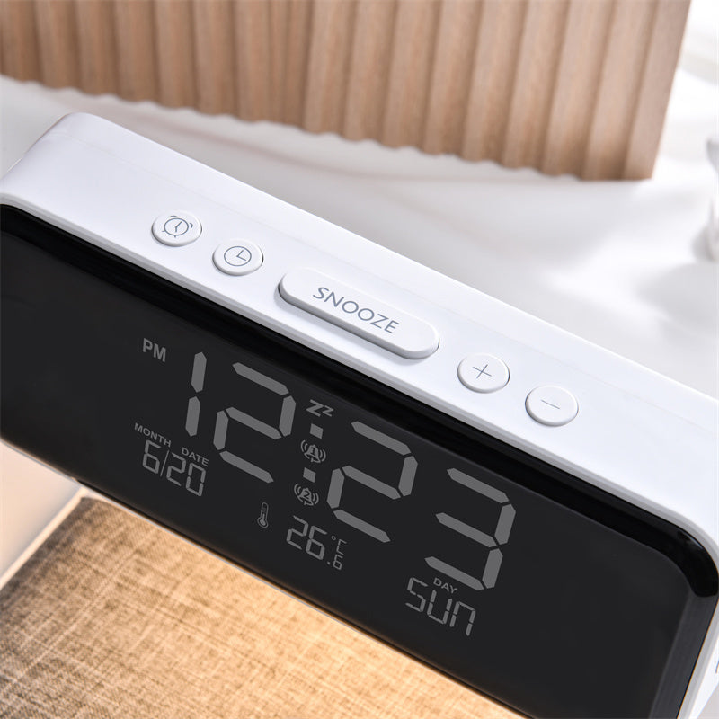 Elegant 3-in-1 Bedside Lamp with Wireless Charging & Dimmable Light | Modern Nightstand Lamp for Clutter-Free Bedrooms 7