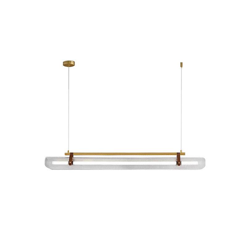 Elegant Acrylic Chandelier Light with Frosted Panels | Modern Design for Dining Room Ambiance 13