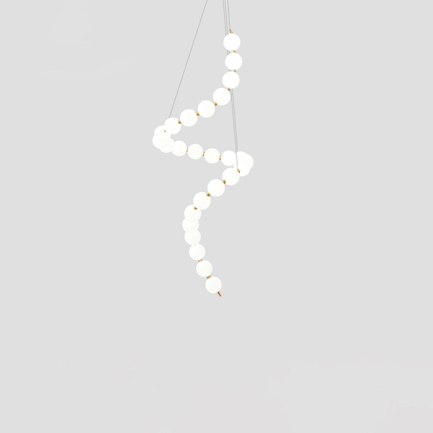 Elegant Acrylic Pearl Chandelier Light with Integrated LED & Dimmable Function for Stunning Illumination 19