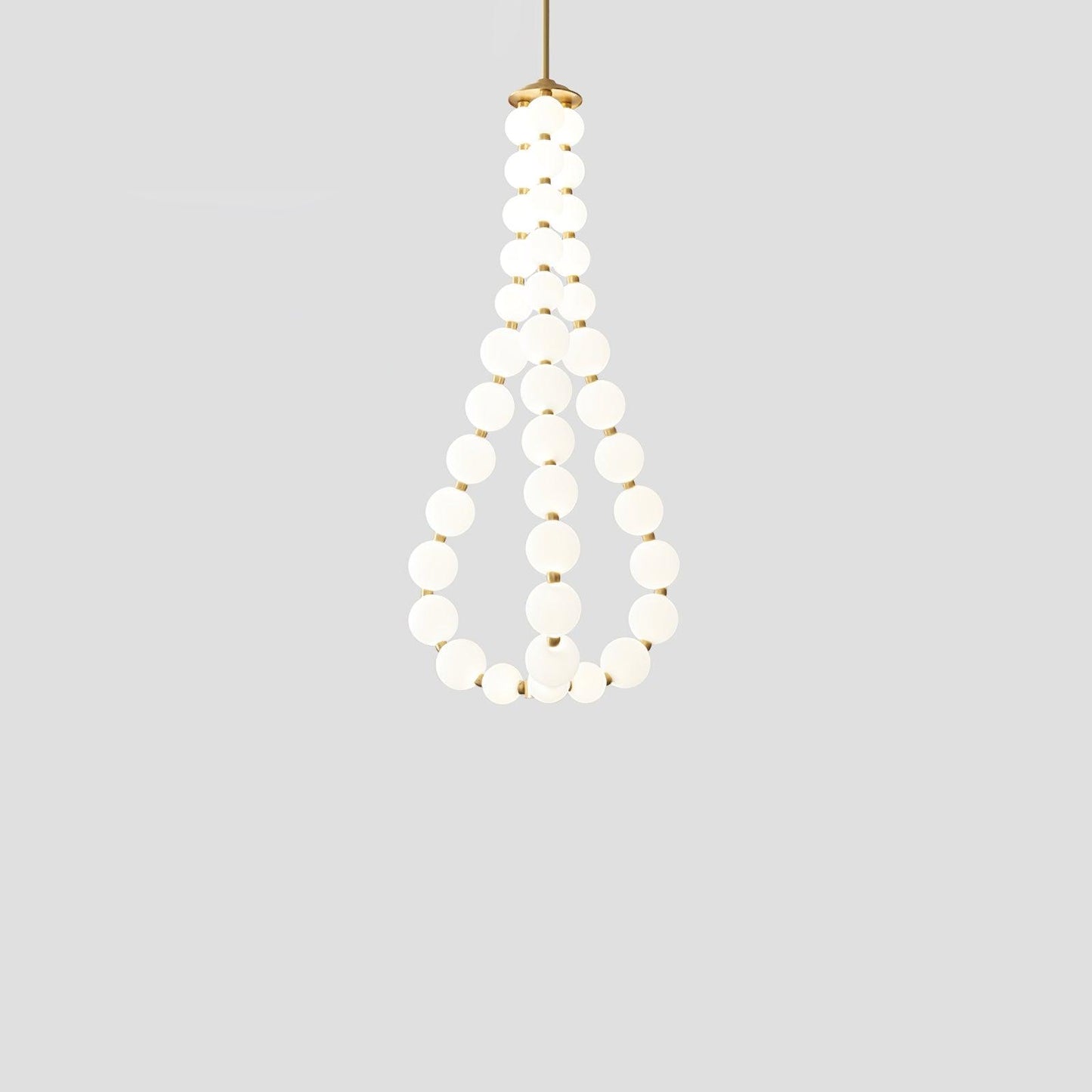 Elegant Acrylic Pearl Chandelier Light with Integrated LED & Dimmable Function for Stunning Illumination 28