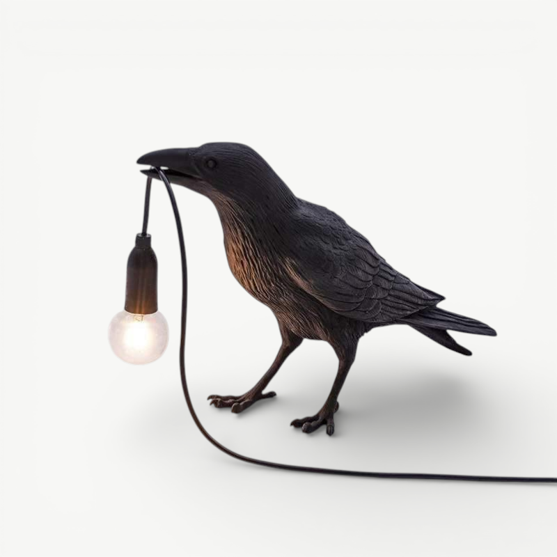 Elegant Bird-Shaped Table Lamp with Soft Glow | Decorative Bedroom Lamp for Tranquility 0