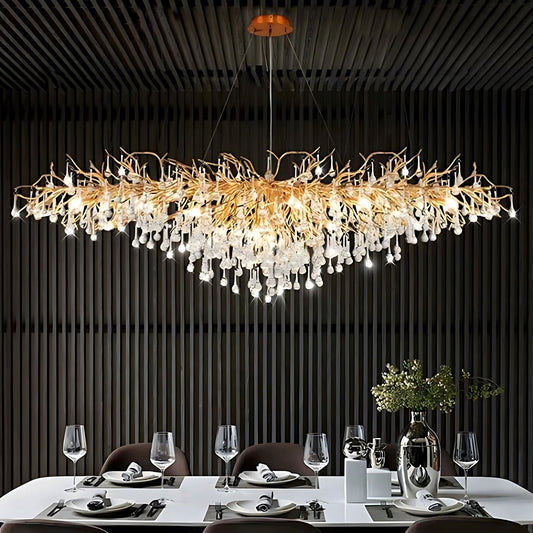 Elegant Crystal Chandelier | Modern Design with K9 Crystals | Luxurious Illumination for Dining Rooms and Grand Spaces 1