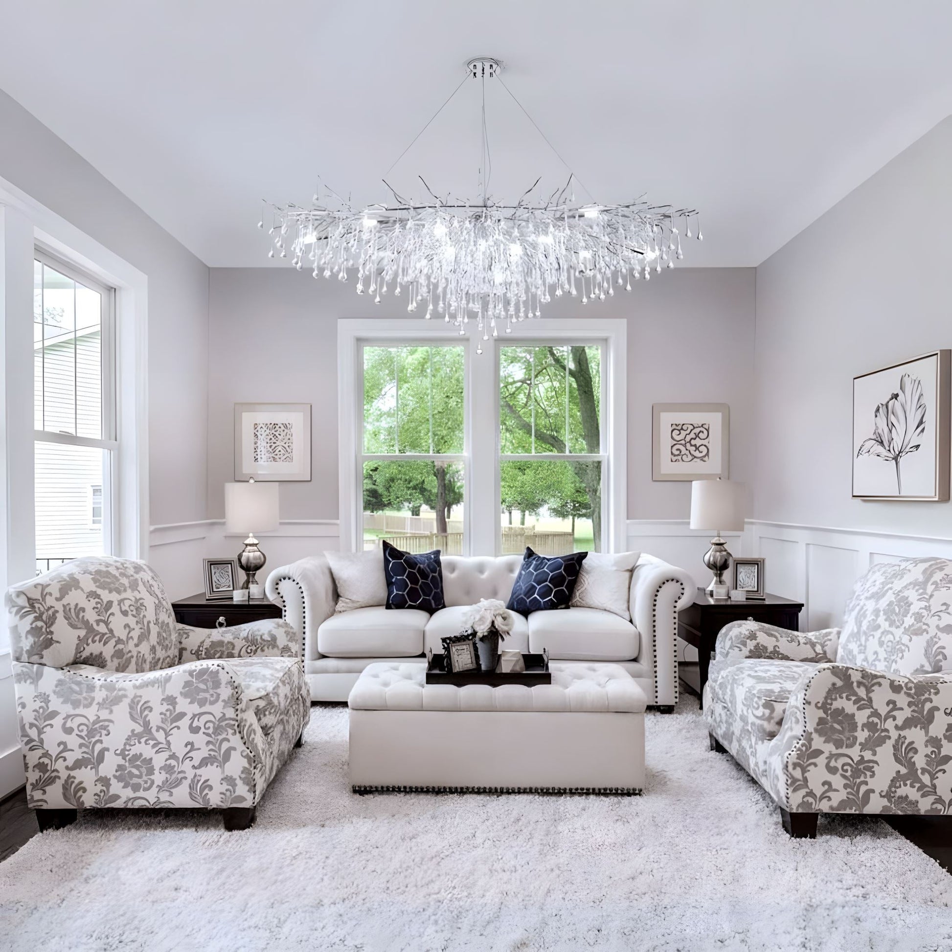 Elegant Crystal Chandelier | Modern Design with K9 Crystals | Luxurious Illumination for Dining Rooms and Grand Spaces 4