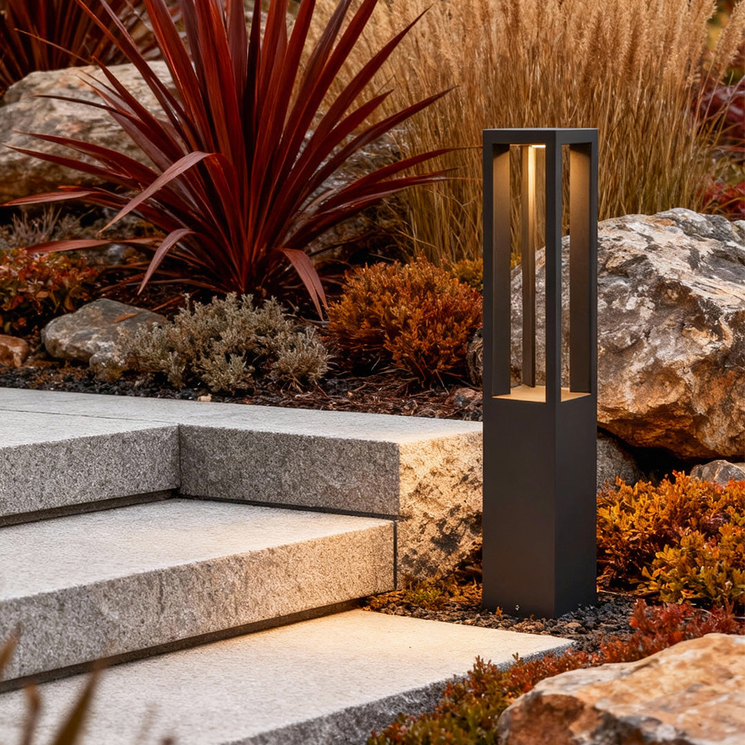 Elegant LED Garden Light Bollard with Four-Beam System | Durable Outdoor Lighting for Cozy Illumination 2