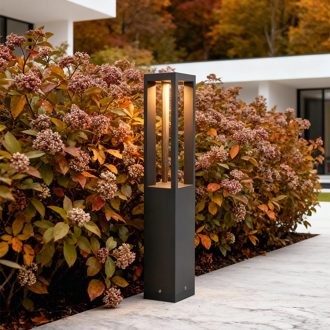 Elegant LED Garden Light Bollard with Four-Beam System | Durable Outdoor Lighting for Cozy Illumination 3