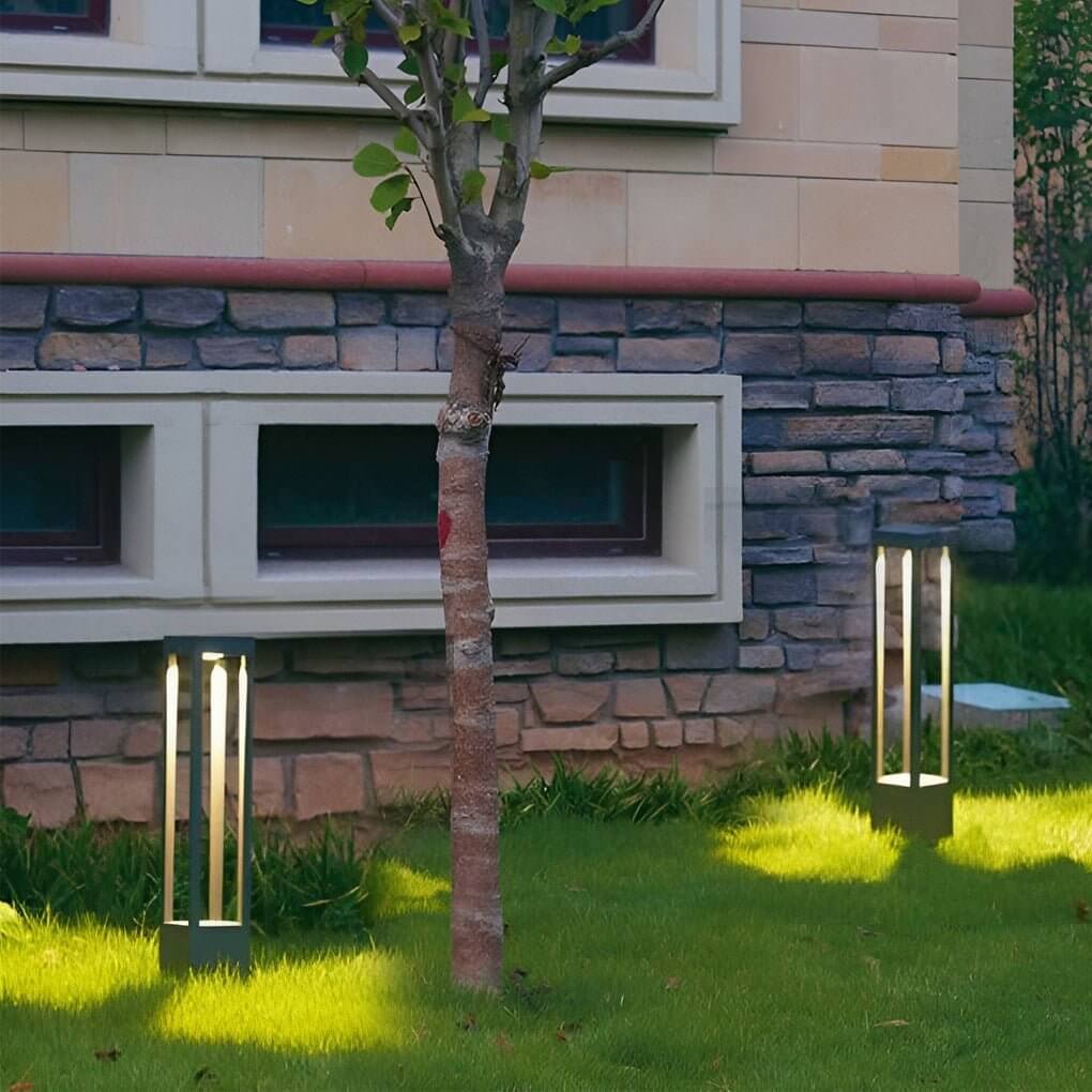Elegant LED Garden Light Bollard with Four-Beam System | Durable Outdoor Lighting for Cozy Illumination 7