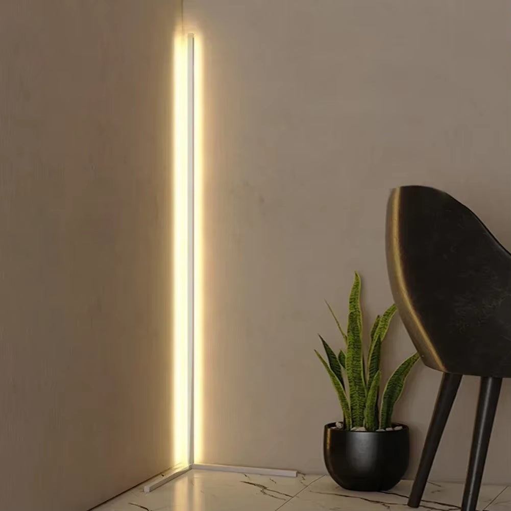 Elegant | Black Floor Lamp with Dimmable LED & Remote Control | Modern Design for Versatile Living Room Lighting 3
