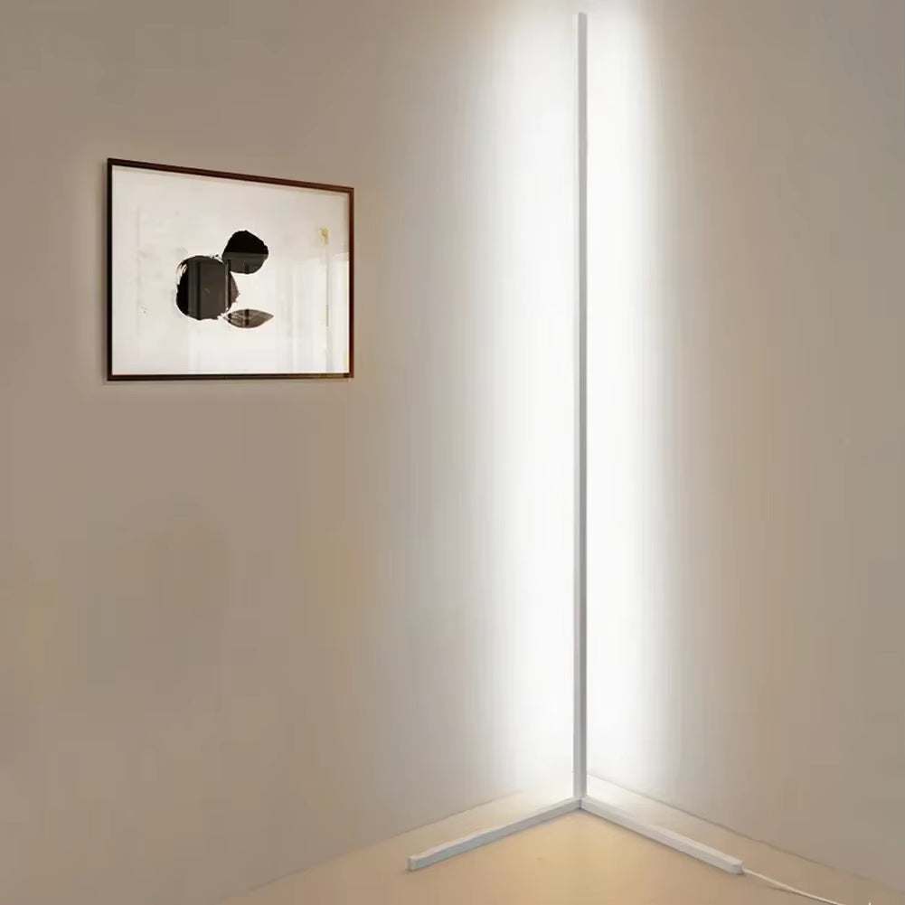 Elegant | Black Floor Lamp with Dimmable LED & Remote Control | Modern Design for Versatile Living Room Lighting 4
