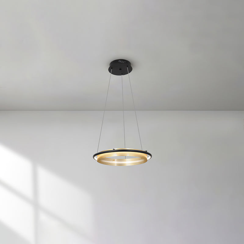 Elegant | Modern Black Chandelier with Adjustable Height | Luxurious LED Lighting for Dining Room Ambiance 0