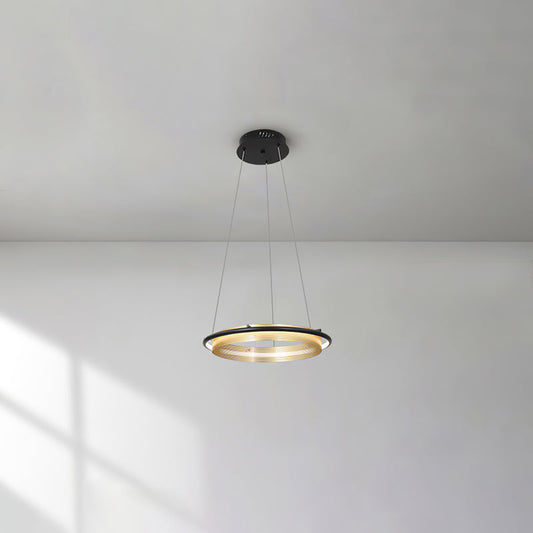 Elegant | Modern Black Chandelier with Adjustable Height | Luxurious LED Lighting for Dining Room Ambiance 0