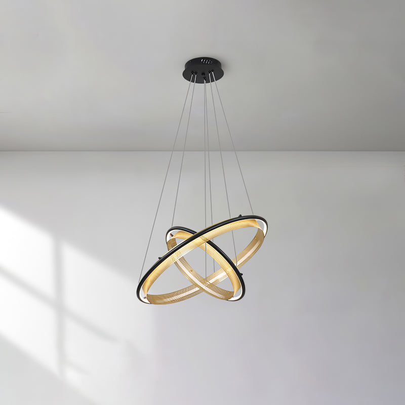 Elegant | Modern Black Chandelier with Adjustable Height | Luxurious LED Lighting for Dining Room Ambiance 11