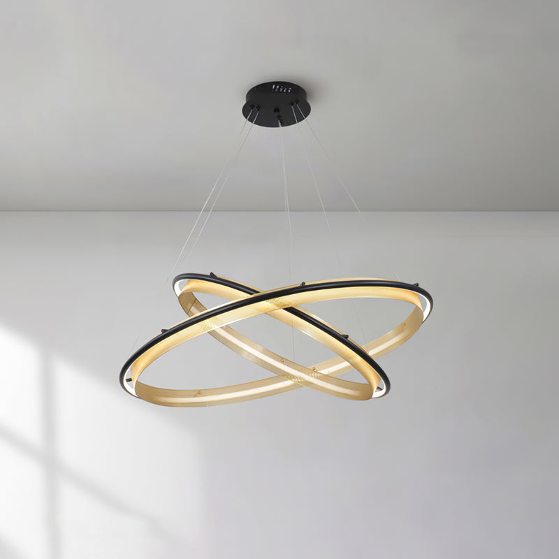 Elegant | Modern Black Chandelier with Adjustable Height | Luxurious LED Lighting for Dining Room Ambiance 13