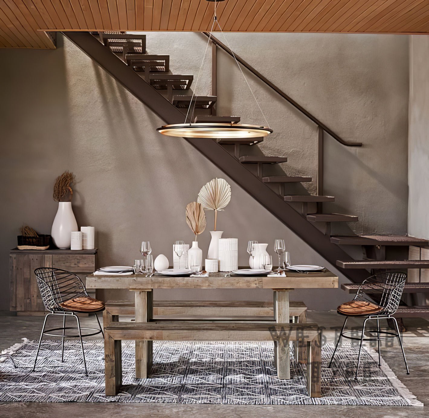 Elegant | Modern Black Chandelier with Adjustable Height | Luxurious LED Lighting for Dining Room Ambiance 4