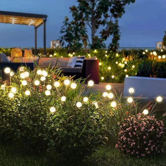 Enchanting Solar Garden Lights | Flexible Firefly Design for Custom Outdoor Decor 0