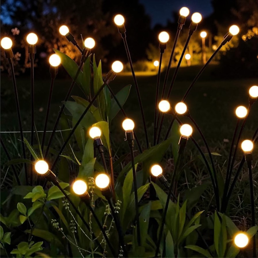 Enchanting Solar Garden Lights | Flexible Firefly Design for Custom Outdoor Decor 2
