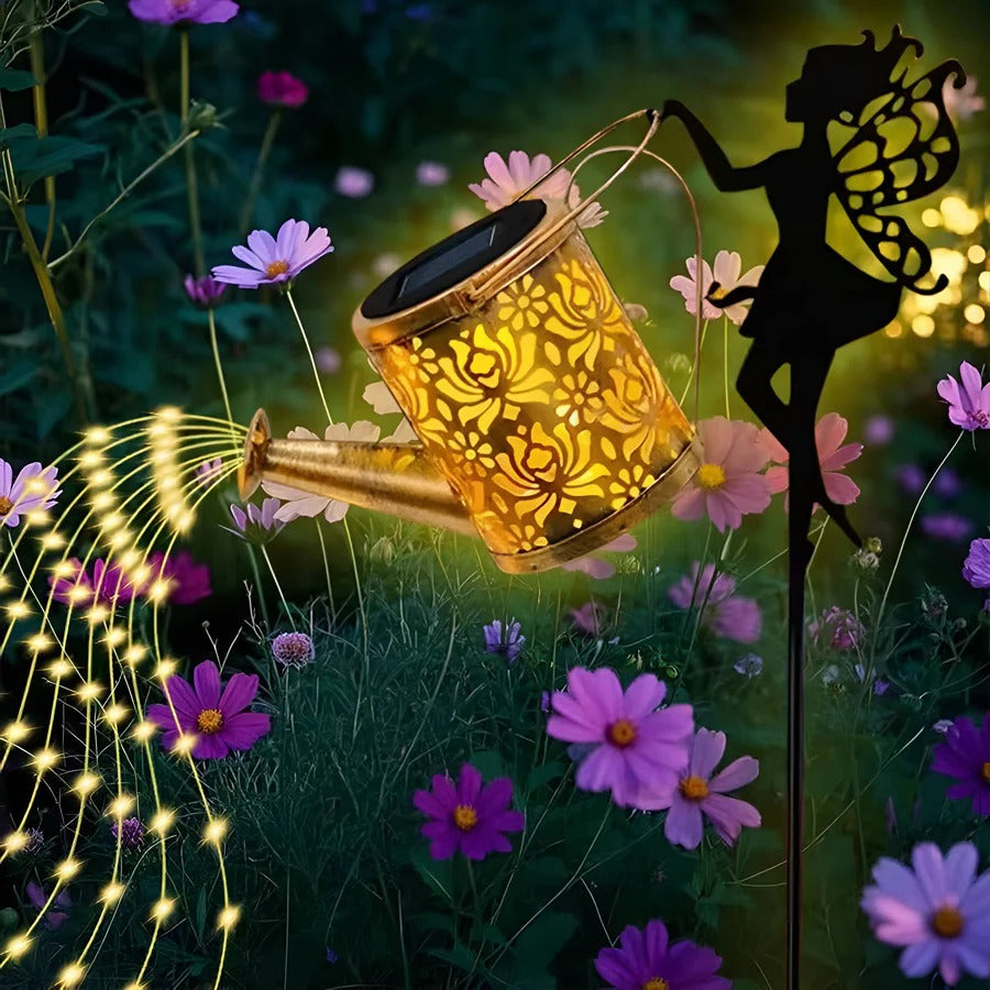 Enchanting Solar Lights Outdoor | Fairy Lamp with Dusk Sensor | Magical Garden Ambiance for All-Night Illumination 3