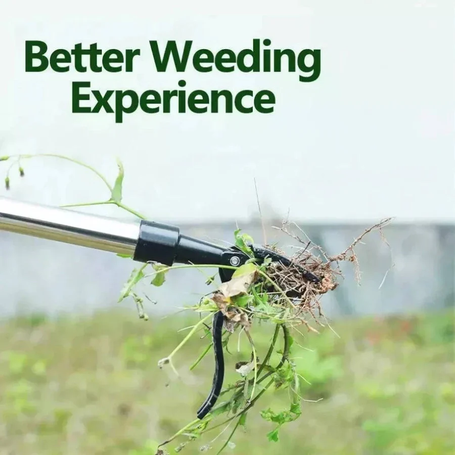 Ergonomic Weed Puller Tool with 4 Claw Design for Easy Root Removal 1