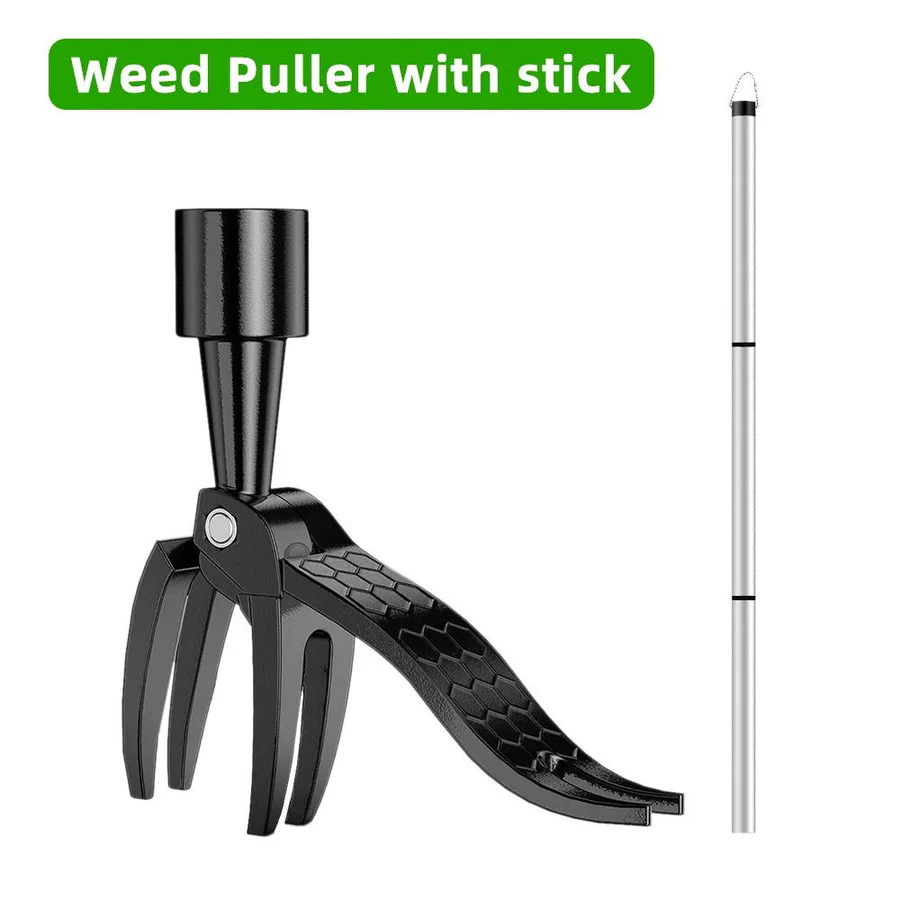 Ergonomic Weed Puller Tool with 4 Claw Design for Easy Root Removal 3