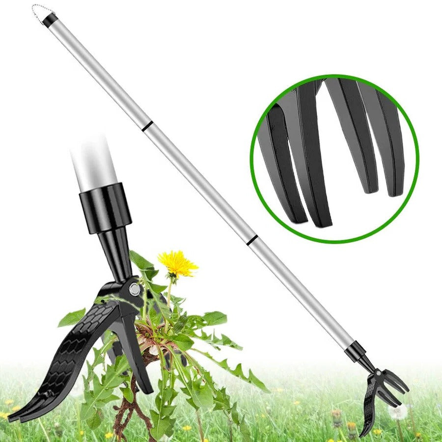Ergonomic Weed Puller Tool with 4 Claw Design for Easy Root Removal 4
