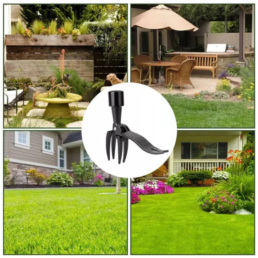 Ergonomic Weed Puller Tool with 4 Claw Design for Easy Root Removal 5