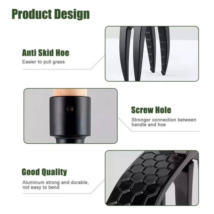 Ergonomic Weed Puller Tool with 4 Claw Design for Easy Root Removal 7