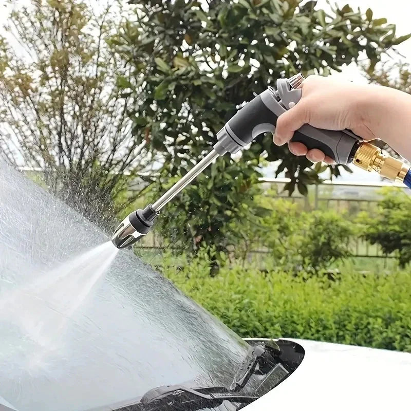 Expandable Garden Hose | High-Pressure Spray Gun with Adjustable Nozzle | Durable Design for Effortless Watering 1