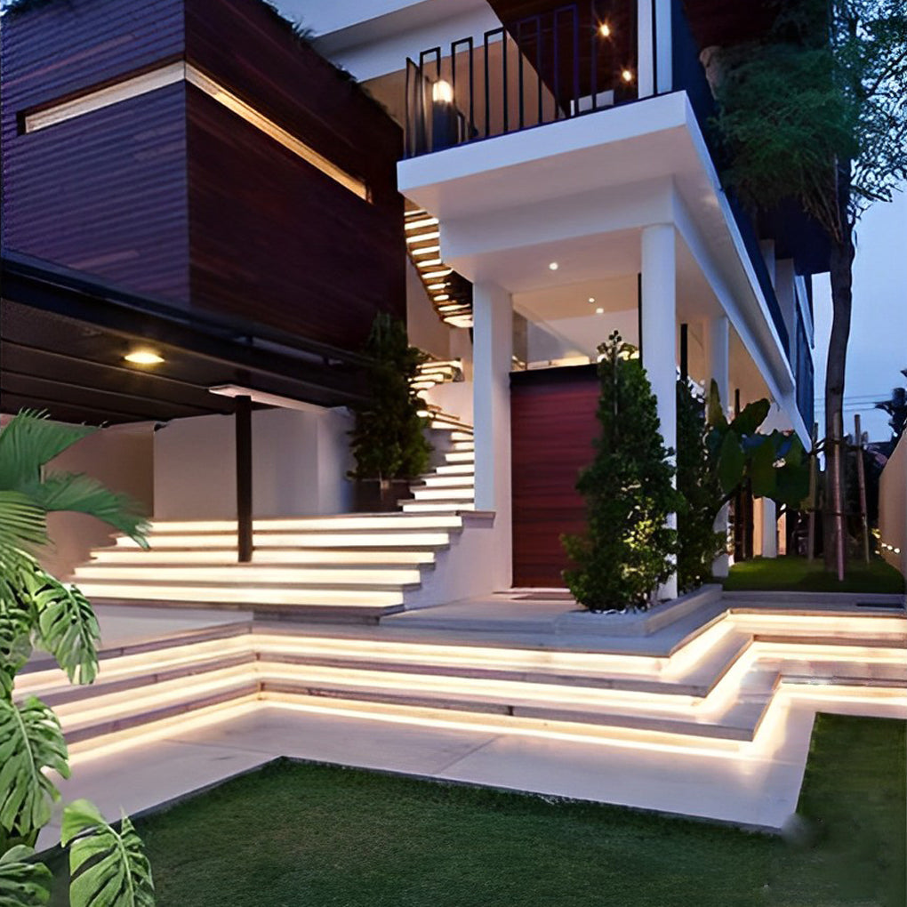Flexible Outdoor LED Strip Lights with Waterproof Design | Customizable Illumination for Pathways and Staircases 0