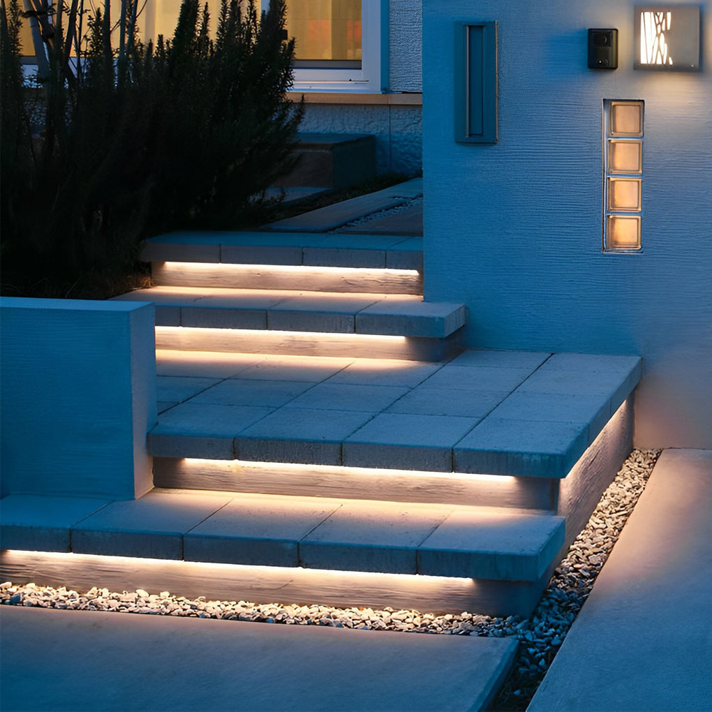 Flexible Outdoor LED Strip Lights with Waterproof Design | Customizable Illumination for Pathways and Staircases 4
